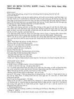 MỘT số BỆNH XƯƠNG KHỚP goute, viêm khớp dạng thấp, thoái hóa khớp 