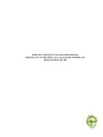 Tính toán tải lượng khí methane thoát ra từ các bãi chôn lấp ở thành phố hồ chí minh, xác định giải pháp thu hồi 
