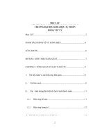 Chế tạo hạt nanô fe3o4 và khảo sát một số tính chất đặc trưng 