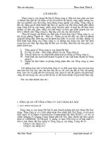 Báo cáo thực tập tổng hợp về tình hình sản xuất kinh doanh của tổng công ty xây dựng Hà Nội