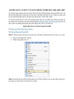 Hướng dẫn cách in văn bản trong Word 2013, 2010, 2007, 2003