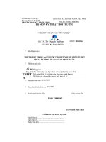 Thiết kế hệ thống xử lý nước thải dệt nhuộm công ty dệt chăn len bình lợi công suất 200 m3 ngày 