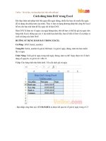 Cách dùng hàm DAY trong Excel