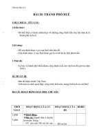 Giáo án địa lý 4 bài 30 thành phố huế 3 