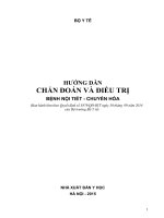 Hướng dẫn chuẩn đoán và điều trị nội tiết chuyển hóa