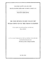 Thu thập, bổ sung tài liệu vào lưu trữ bộ giao thông vận tải thực trạng và giải pháp
