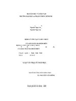 Định lý tồn tại và duy nhất của bài toán ba điểm biên 