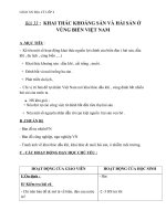 Giáo án địa lý 4 bài 33 khai thác khoáng sản và hải sản ở vùng biển việt nam 1 