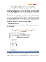 Hướng dẫn trình bày văn bản đẹp trong Word