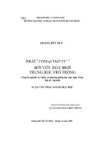 Khái niệm số thập phân đối với học sinh trung học phổ thông (THPT) 