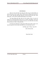 ĐỒ án điều KHIỂN cửa tự ĐỘNG BẰNG máy TÍNH HIỂN THỊ LCD + PC 