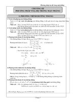 CHUYÊN đề HÌNH học 10 CHƯƠNG III