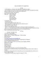 BÀI TẬP NGHIÊN CỨU MARKETING