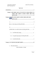 Điều khiển tự động trong điều hòa không khí 