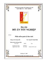 Báo cáo đồ án tốt nghiệp phần mềm quản lý kho sách