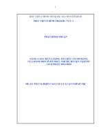 NÂNG CAO CHẤT LƯỢNG TỔ CHỨC CƠ SỞ ĐẢNG CỦA ĐẢNG BỘ CƠ SỞ TRỰC THUỘC HUYỆN NẬM PỒ GIAI ĐOẠN 2016-2020