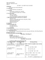 giáo án dạy thêm toán 10 mới nhất