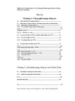 Nghiên cứu về mạng riêng ảo và xây dựng giải pháp mạng riêng ảo sử dụng tường lửa checkpoint 