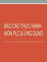 Báo cáo thực hành môn PLC và ứng dụng