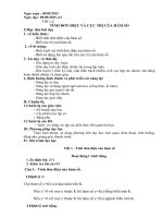 giáo án phụ đạo toán 12 học kì 1 mới nhất