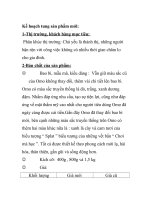 Ý TƯỞNG SẢN PHẨM TRONG LĨNH VỰC NGÀNH HÀN