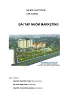 BÀI TẬP NHÓM MARKETING