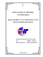 tìm hiểu về an ninh mạng và kỹ thuật session jacking