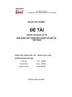 Nghiên cứu mạng xã hội, ứng dụng xây dựng một mạng xã hội ở việt nam 