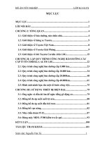 Lập quy trình công nghệ bảo dưỡng các cấp ôtô Toyota Corolla Altis 1.8G