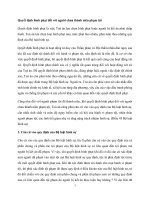 Quyết định hình phạt đối với người chưa thành niên phạm tội