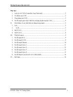 chuẩn giao tiếp CAN và ứng dụng giao tiếp gồm 5 thiết bị