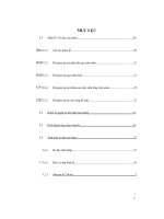 Thiết kế tháp chưng cất hệ benzen toluen hoạt động liên tục với năng suất nhập liệu là 2500 kg h 