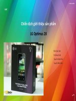 Chiến dịch giới thiệu sản phẩm LG Optimus 2X