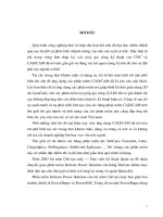 ứng dụng mô phỏng việc dựng và gia công một số chi tiết vũ khí trên hai modul PowerShape và PowerMill