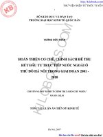 Phát triển công nghiệp chế biến rau quả ở Việt Nam trong quá trình hội nhập