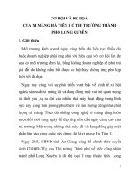 CƠ HỘI VÀ ĐE DỌA CỦA XI MĂNG HÀ TIÊN 1 Ở THỊ TRƯỜNG THÀNH PHỐ LONG XUYÊN