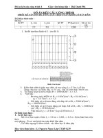 Đồ án kết cấu công trình Thiết kế sàn sườn bê tông cốt thép toàn khối có bản dầm  