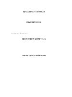 Hoàn thiện kiếm toán báo cáo tài chỉnh doanh nghiệp xây lắp của các tố chức kiếm toán độc lập 