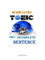 mẹo làm part 5 toeic 