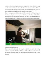 Hướng dẫn thi công mút tiêu âm