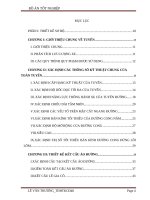 Thiết kế hai phương án tuyến đường ô tô đi qua 2 điểm A-B thuộc địa phận xã Đăk Nhau huyện Bù Đăng tỉnh Bình Phước 