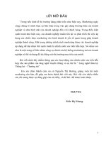 xúc tiến hỗn hợp cho sản phẩm của làng nghề truyền thống và cụ thể là “ Làng nghề thêu kỹ Thắng lợi – Thường tín