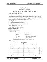 PHƯƠNG ÁN SƠ BỘ II DẦM LIÊN HỢP THÉP BẢN BÊ TÔNG CỐT THÉP