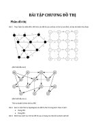 Bài tập cấu trúc dữ liệu giải thuật   đồ thị 