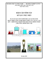 HOÀN THIỆN CÔNG NGHỆ KHOAN PHỤT VỮA ÁP LỰC CAO (JET – GROUTING) NHẰM TĂNG KHẢ NĂNG CHỐNG THẤM CHO CÔNG TRÌNH THỦY LỢI