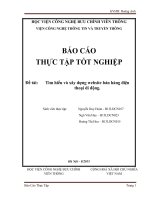 Báo cáo thực tập tìm hiểu và xây dựng website bán hàng điện thoại di động 