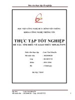 Báo cáo thực tập tốt nghiệp tìm HIỂU về GIAO THỨC MPLSL3VPN 