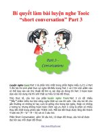 mẹo làm part 3 toeic