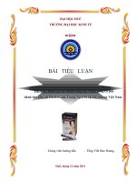 Đánh giá sự thành công của Nhãn hàng cà phê dành cho phụ nữ Passion của Trung Nguyên tại thị trường Việt Nam