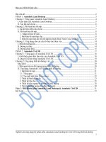 Nghiên cứu ứng dụng bộ phần mềm Autodesk Land Desktop & Civil 3D trong thiết kế đườnG